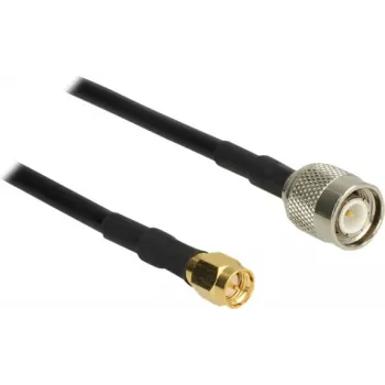 Cabo coaxial DeLOCK 89499 CFD200 7,5 m TNC SMA preto