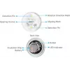 Detetor de água EZVIZ T10C sensor sem fios IP67 branco, pilha CR123A, 2400 MHz, alcance 200 m