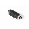 Adaptador de bloco de água Aquatuning GmbH 13876 Latão Níquel Plástico Preto Cromado