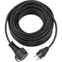 Brennenstuhl H05RR-F 3G1,5 - Cabo de extensão de energia - CEE 7/7 (SCHUKO) (M) - alimentação CEE 7/4 (SCHUKO)/CEE 7/7 (SCHUKO) (W) - 25,0 m - preto (1161470)