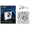 Ventoinha Lian Li UNI FAN SL Wireless LCD 120 12 cm branca 29.5 dB 50.08 cfm