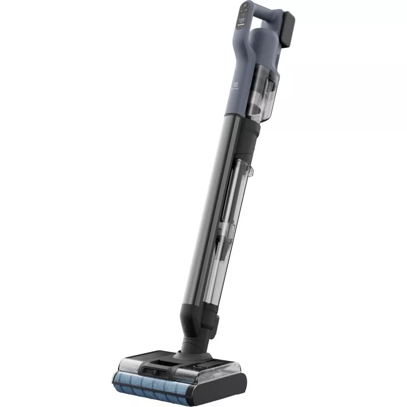 Electrolux EW82U2DB Aspirador vertical 3 em 1 com bateria, húmido e seco, ciclónico, sem saco, 85 W, azul, 4,3 Ah