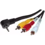 ShiverPeaks 98200 cabo de áudio e vídeo, ficha de 4 polos de 3,5 mm para 3 fichas RCA, 1,5 m
