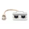 Adaptador de cabo de patch Digitus CAT 5e blindado 1:1