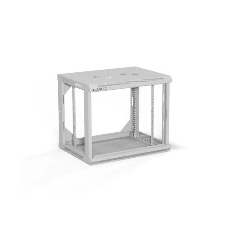 Armário de rack ALANTEC 19 polegadas 9HE 600x450, cinzento embalagem plana