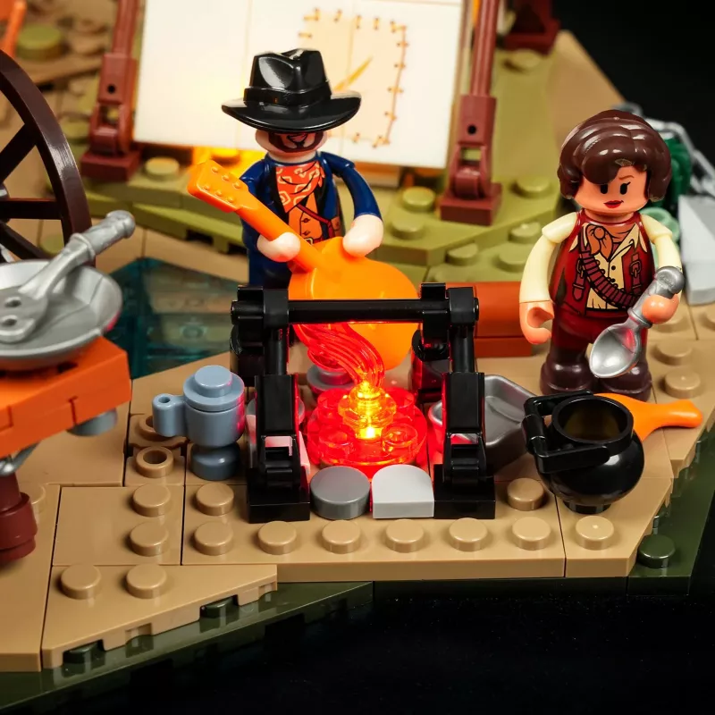 Acampamento de cowboys, Brinquedo de construção