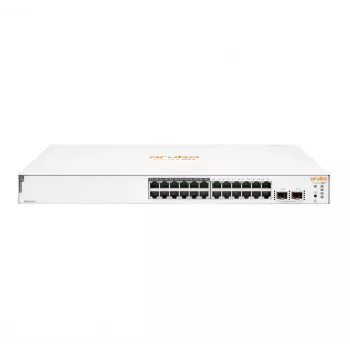 Comutador HPE Aruba Networking Instant On 24p Gigabit CL4 PoE 2p SFP 195W 1830