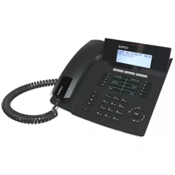 Telefone de sistema AGFEO ST54 IP SENSORfon preto