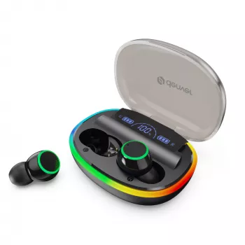 Denver TWE-55B Auriculares True Wireless Bluetooth, preto