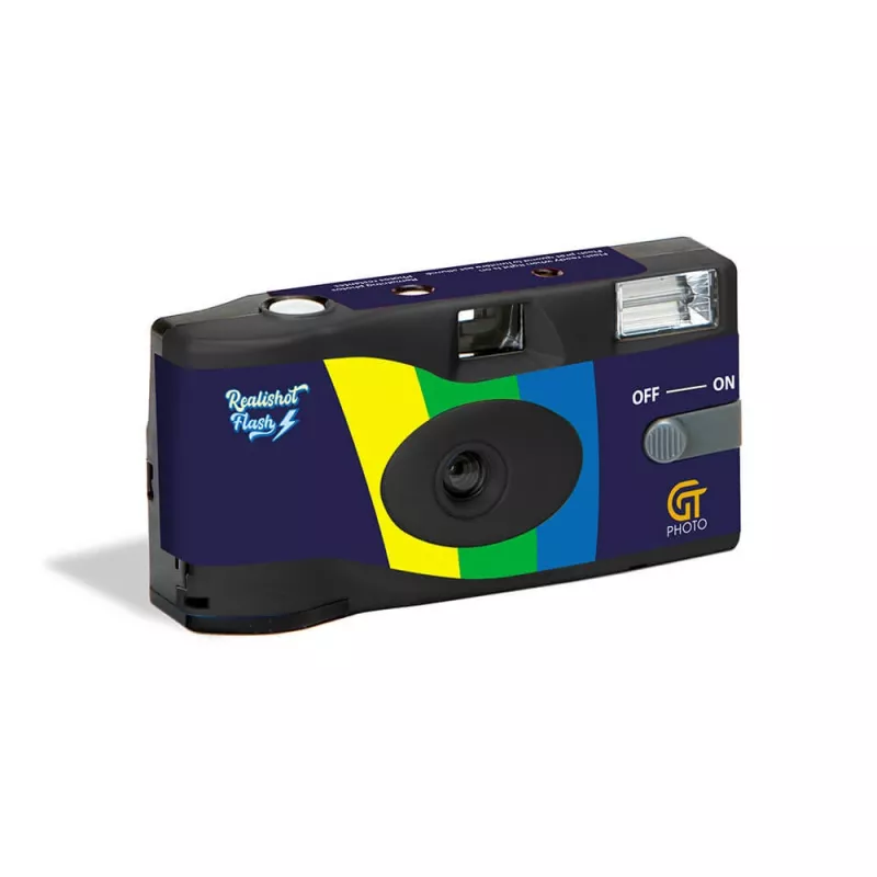 Câmara de filme compacta GT Photo GT27FL 135 mm Preto Azul 31 mm