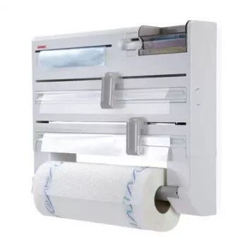 Suporte de parede para toalhas de papel Leifheit 25723 — branco, rolo individual
