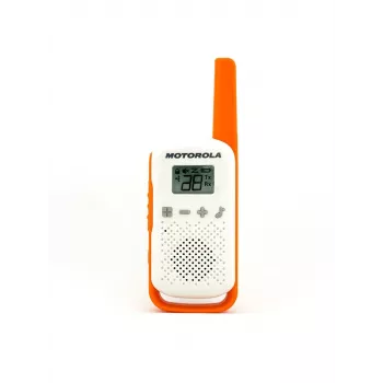 Motorola Talkabout T42 – walkie-talkie, pack de 2 (laranja-azul)