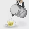 Chaleira Severin 1,7 l 2200 W preto aço inoxidável transparente
