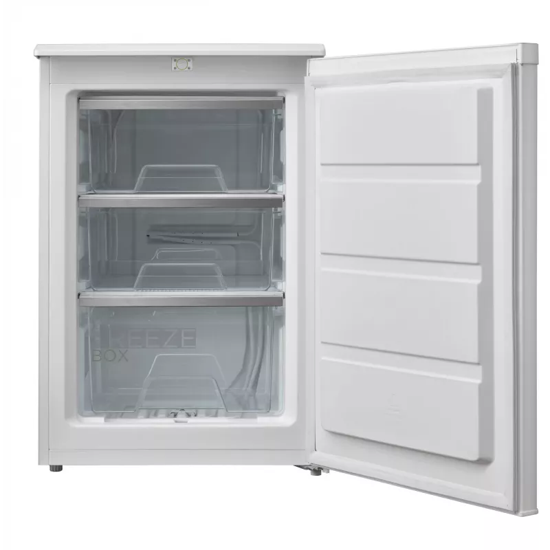 Arca congeladora Midea | MDRD129FZE01 | Classe de eficiência energética E | Vertical | Independente | Altura 84,5 cm | Capacidade útil total 86 L | branco