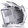 Caixa de PC mini micro-ATX tower Jonsbo MOD3 vidro temperado branco, suporte Mini-ITX/Micro-ATX
