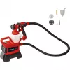 Power X-Change sistema de pulverização de tinta a bateria TE-SY 18/90 Li-Solo, 18 volts, pistola de pulverização vermelho/preto, sem bateria e carregador