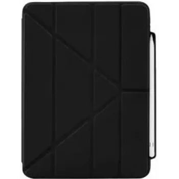 Capa Pipetto Origami No3 Pencil Shield preta, para Apple iPad 10,2 polegadas, 7.ª ger. (2022)