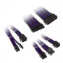 Kolink Core Adept Braided Kit de extensão de cabos - Jet preto/Titan roxo