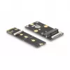 Conversor DeLOCK M.2 Key B+M macho para slot Mini PCIe cabo flexível