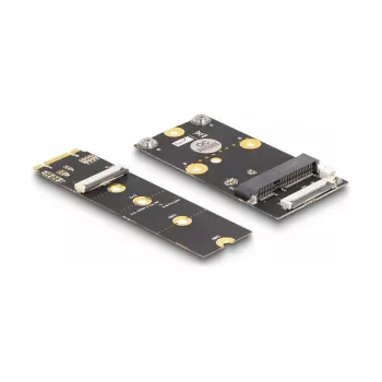 Conversor DeLOCK M.2 Key B+M macho para slot Mini PCIe cabo flexível