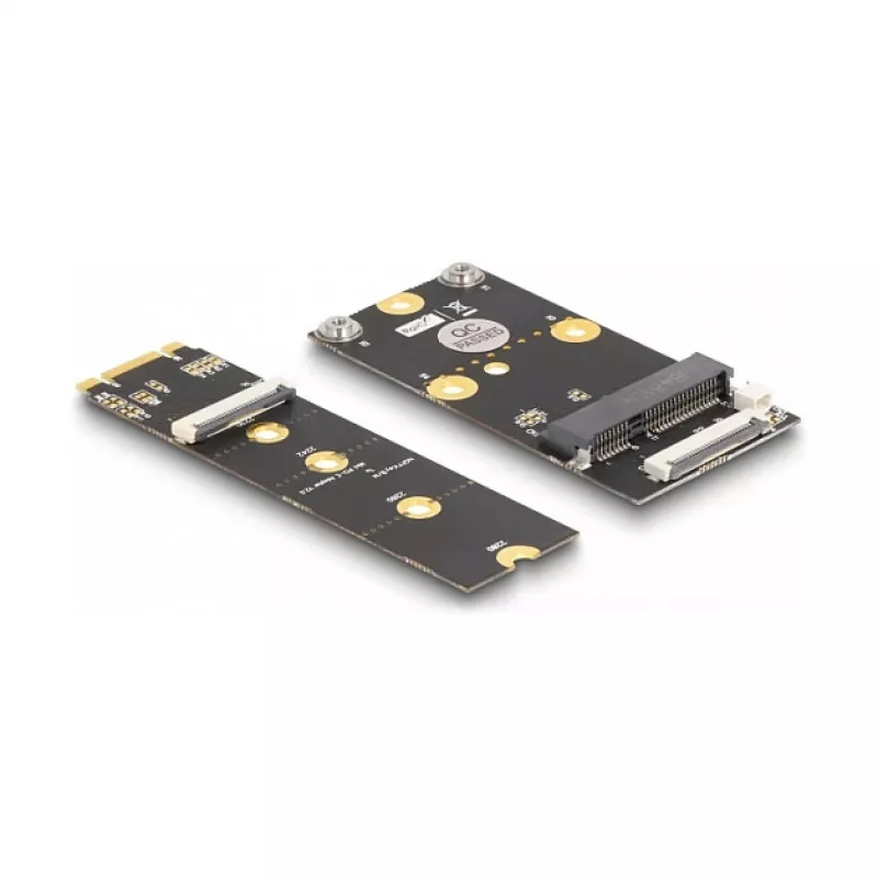 Conversor DeLOCK M.2 Key B+M macho para slot Mini PCIe cabo flexível