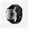 Pulseira para relógio Nomad Tempo Band preta borracha, 18 mm de largura, compatível com pulsos 135–175 mm