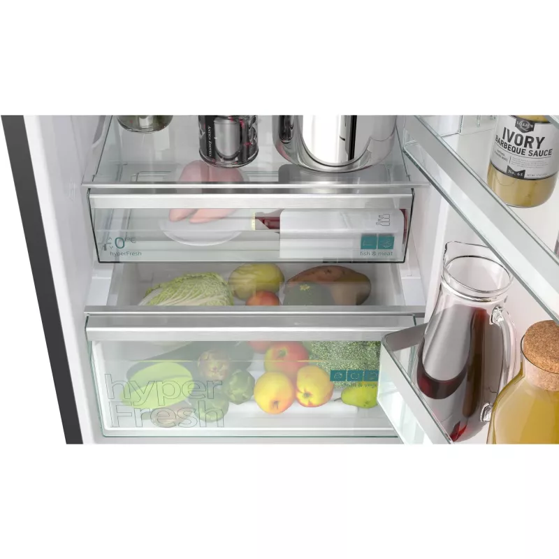 Combinado frigorífico-congelador Siemens KG39NSBBF de instalação livre 363 L, NoFrost, 33 dB, preto