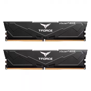 Team Group VULCAN FLABD516G6000HC3001, 16 GB, 1 x 16 GB, DDR5, 6000 MHz, 288-Pin DIMM, preto