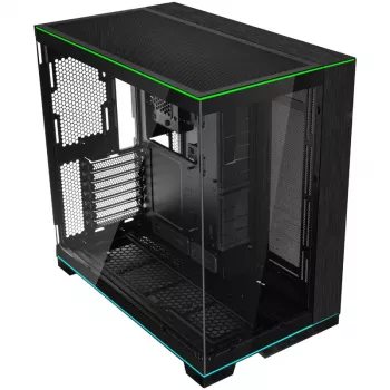 Caixa de PC Lian Li O11DERGBX O11D EVO vidro Midi-Tower preto RGB Temperado