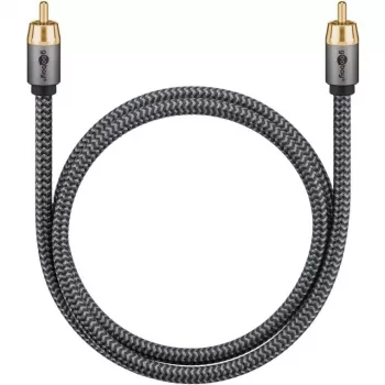 Goobay 65296. Ligação 1: RCA, Conector 1 sexo: Macho, Ligação 2: RCA, Conector 2 sexo: Macho, Material do cabo: Cobre,
