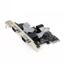 Placa serial interna GEMBIRD SPC-22 PCIe RS-232 Low-Profile, WCH382, 16000 Kbit/s, 67×120×20 mm, preto