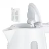 Chaleira elétrica SEVERIN 1 L 2200 W branca — sem fios, base de 360°, resistência oculta