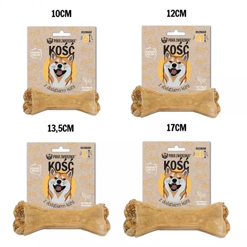 PAKA ZWIERZAKA Ossos com Cabra XL 17 cm - Snack para cães - 115 g