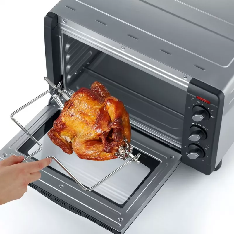 Mini-forno Severin TO 2068 20L 1500W preto com grelhador