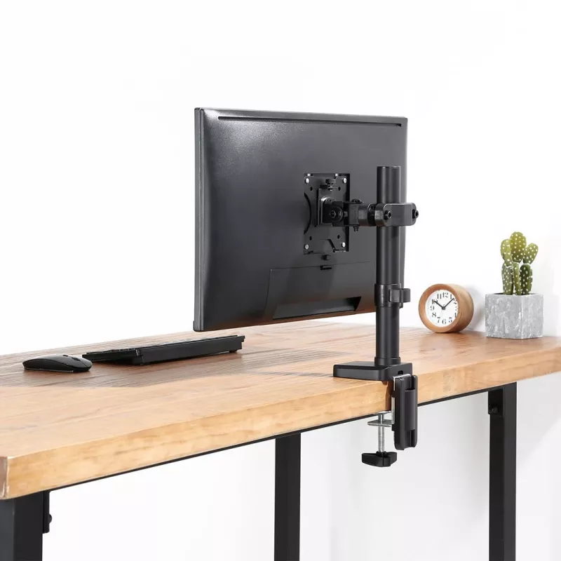 Suporte para monitor MACLEAN MC-983 para ecrãs LED/LCD de 17–32 polegadas, VESA 75x75–100x100, capacidade máx. 8 kg, mastro/parede