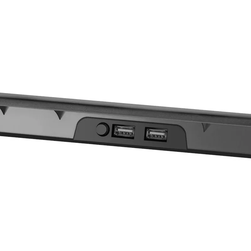 Base de arrefecimento para portátil DEFENDER NS-503 para portáteis até 43,2 cm (17 polegadas), 2 ventoinhas, alimentação USB, preta