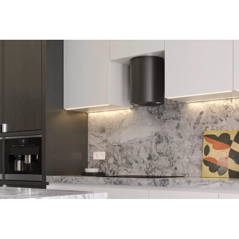 MAAN Elba Mini WPB 431 exaustor de cozinha, preto