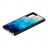 Capa de proteção iKins para Samsung Galaxy Note 20 — Blue Lake e preto, capa fina