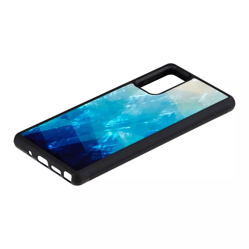 Capa de proteção iKins para Samsung Galaxy Note 20 — Blue Lake e preto, capa fina