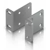Conjunto de montagem Ubiquiti UACC-Rack-Ear-1U cinzento aço galvanizado