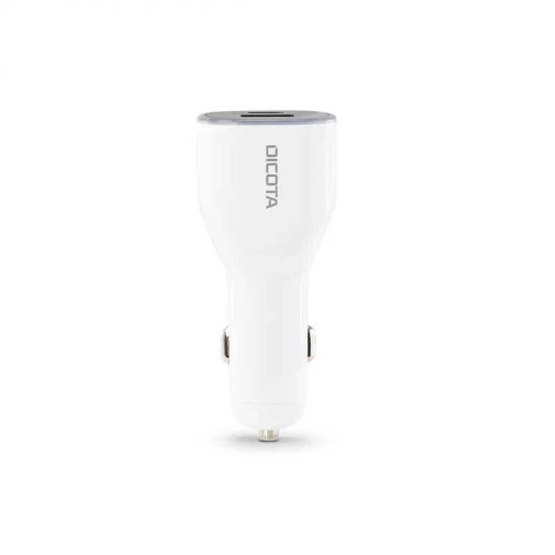Carregador móvel DICOTA D31932 para portátil, smartphone, tablet branco isqueiro de automóvel