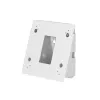 Conjunto de suporte de parede Evoko Naso Tilt 909.1940.900 para painéis de vidro, suporte inclinável