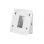 Conjunto de suporte de parede Evoko Naso Tilt 909.1940.900 para painéis de vidro, suporte inclinável