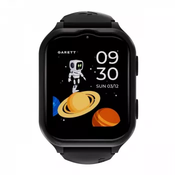 Smartwatch para criança Garett Kids eSim 4G preto