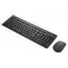 Conjunto de teclado e rato sem fios Lenovo Essential Wireless Combo Gen2 — preto, layout compacto, ligação sem fios