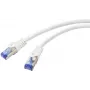 Cabo de rede Renkforce RF-5771522 branco 1 m Cat6a S/FTP (S-STP) (RF-5771522)