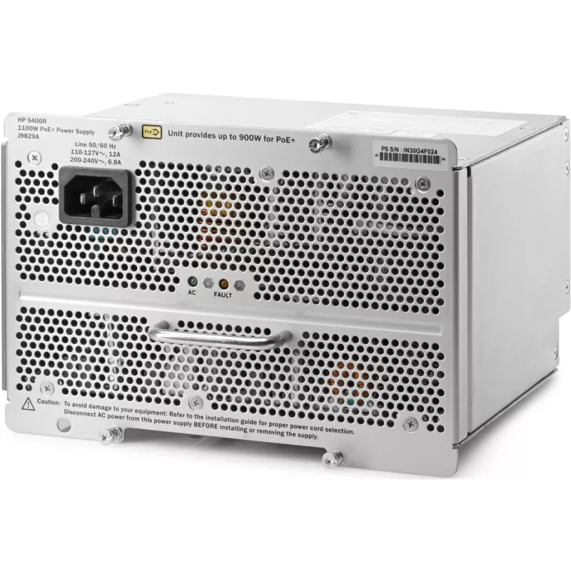 Hewlett Packard Enterprise HP 5400R 1100W POE+ ZL2 fonte de alimentação