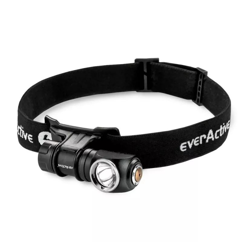 Lanterna LED 3 modos de funcionamento 10 W 500 lúmenes, corpo em alumínio, recarregável, à prova de água FL-55R Dripple - Everactive