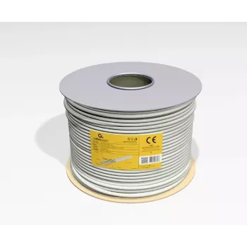 Cabo de rede Gembird UPC-6004SE-SOL Cat6 RJ-45 em rolo, 100 m, cinzento