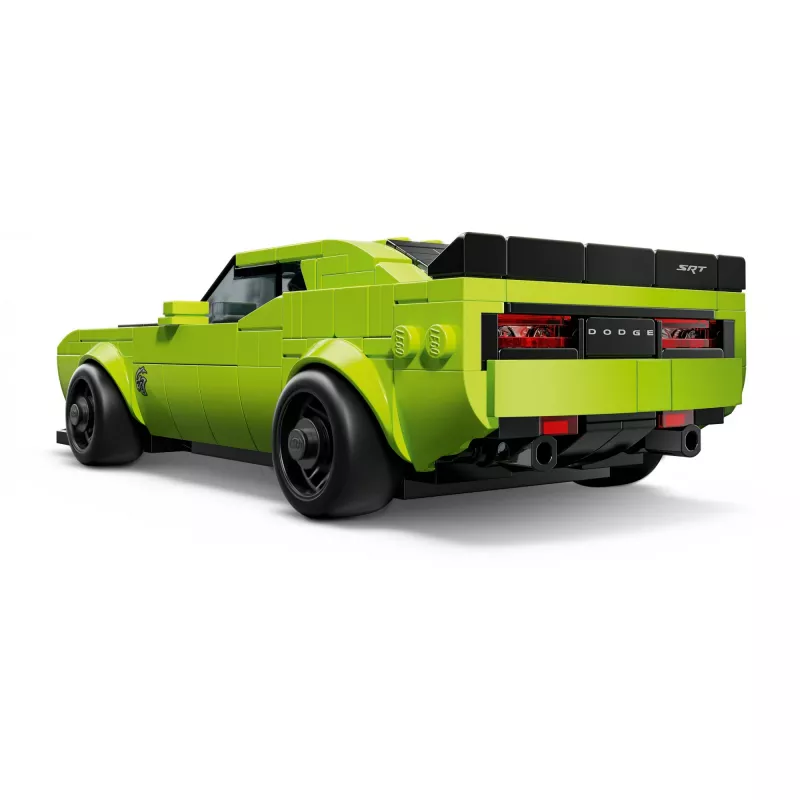 Carro de brinquedo de construção LEGO Speed Champions Dodge Challenger SRT Hellcat 77237 — 390 peças, 1 minifigura, idade recomendada 9+